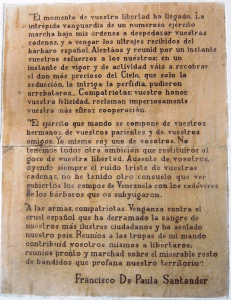 Discurso de Santander