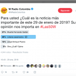La noticia más importante en la W el 29 de enero: Líderes asesinados