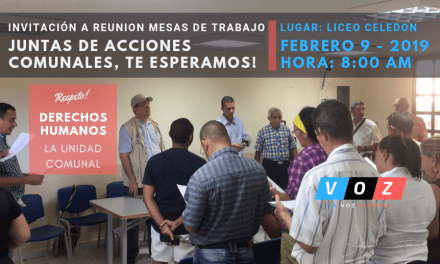 Invitación: Reunión Juntas de Acciones Comunales. Participa en una de las mesas por el fortalecimiento de la Acción Comunal!