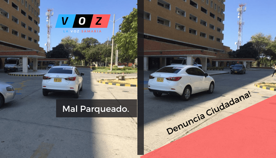 Denuncia ciudadana: Que no lo vean mal parqueado…