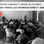 Rechazamos todas las intimidaciones, rechazamos todas las amenazas y hacemos un llamado de advertencia a las administraciones para que cese los atropellos contra los defensores de Santa Marta.